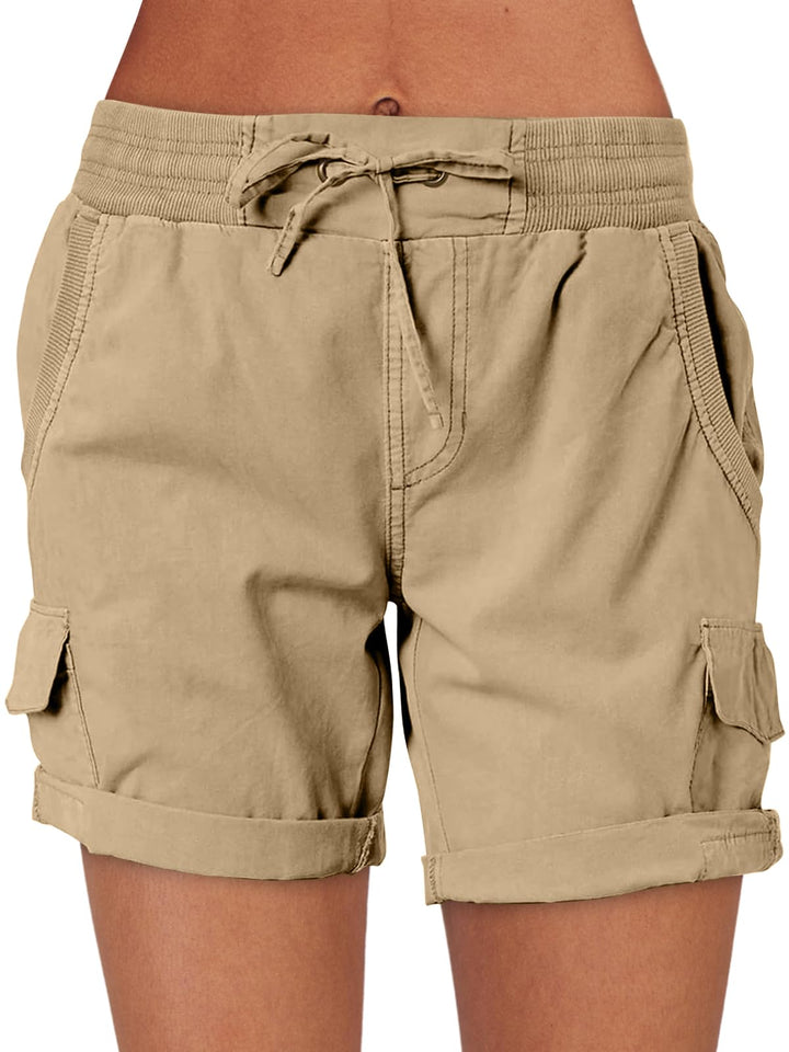 ANRABESS Womens Summer Shorts 2026 Dressy Casual Hiking Cargo Shorts Trendy Outdoor Outfits 6 Pockets