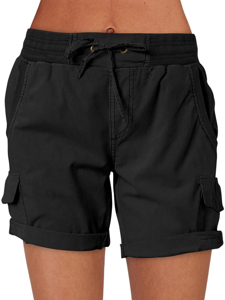 ANRABESS Womens Summer Shorts 2026 Dressy Casual Hiking Cargo Shorts Trendy Outdoor Outfits 6 Pockets