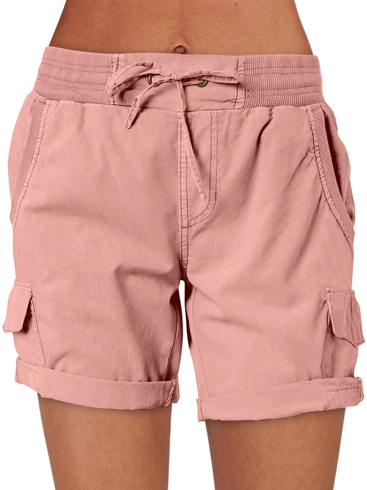 ANRABESS Womens Summer Shorts 2026 Dressy Casual Hiking Cargo Shorts Trendy Outdoor Outfits 6 Pockets