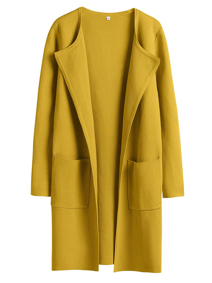 ANRABESS Womens Cardigan Sweater Open Front Knit Long Coatigan Dressy Casual Jacket Coat 2026 Fall Outfits Classy Clothes