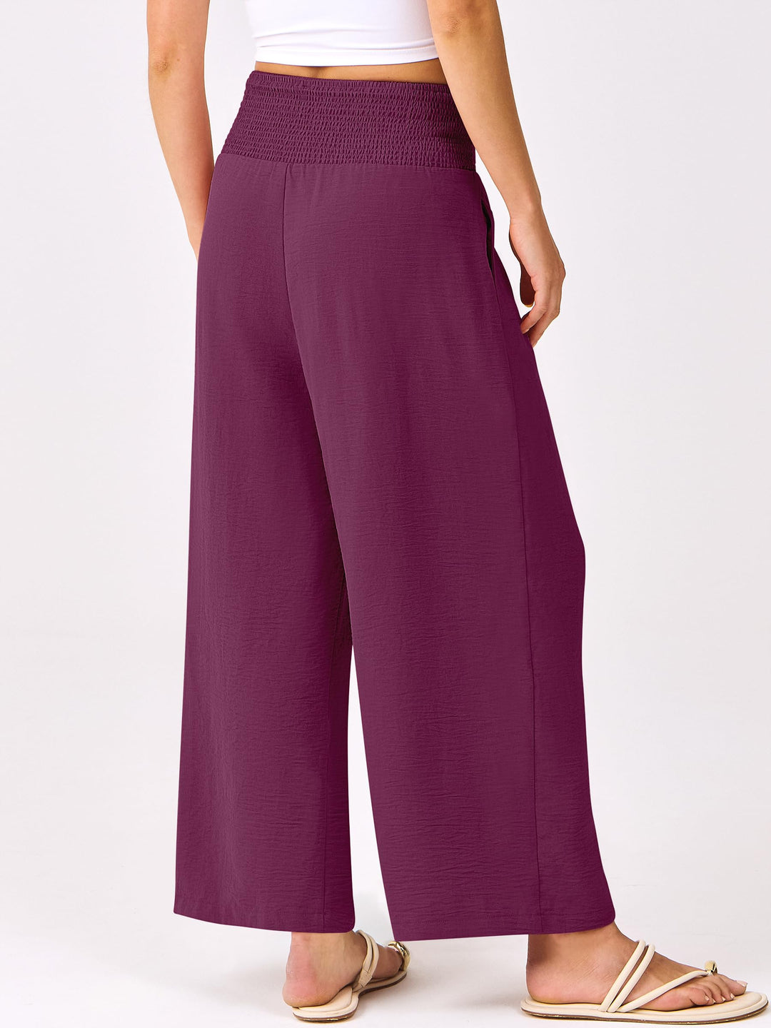 ANRABESS Women's High Waisted Wide Leg Pants