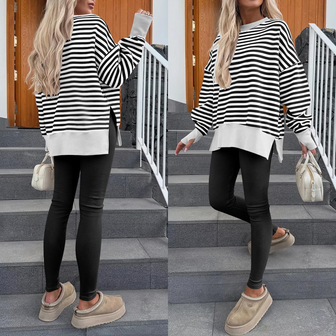 ANRABESS Oversized Sweatshirts for Women Thumbhole Long Sleeve Hoodies Shirts Fall Side Slit Pullover Fashion Top Teen Y2k Outfits