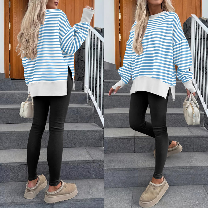 ANRABESS Oversized Sweatshirts for Women Thumbhole Long Sleeve Hoodies Shirts Fall Side Slit Pullover Fashion Top Teen Y2k Outfits