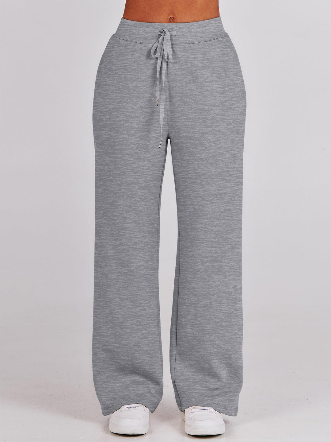 ANRABESS 2 Piece Outfits for Women Half Zip Sweatshirt & Wide Leg Pants Airport Travel Lounge Matching Fall Winter Sets Sweatsuits Clothing
