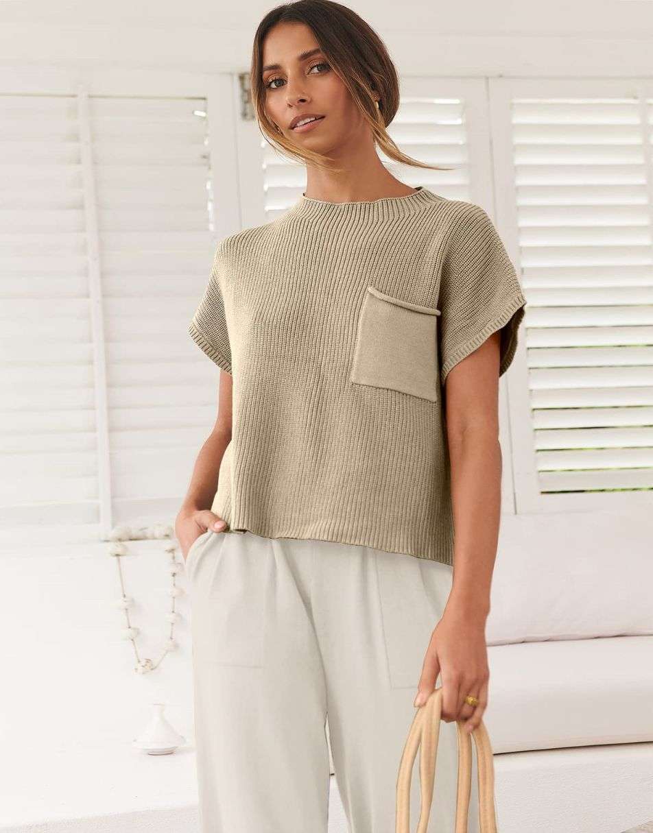 ANRABESS Women's Knit Sweater and Pants Lounge Set